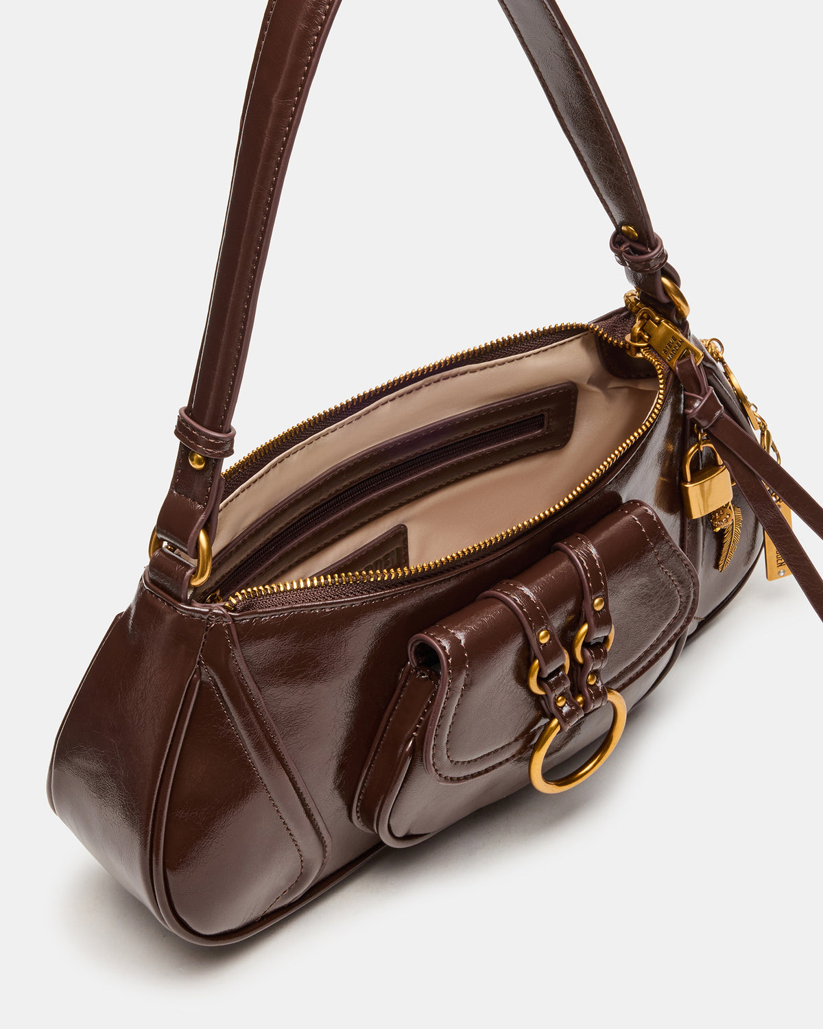 LUXXAR Bag Brown Shoulder Strap Boho-Inspired Handbag - Steve Madden