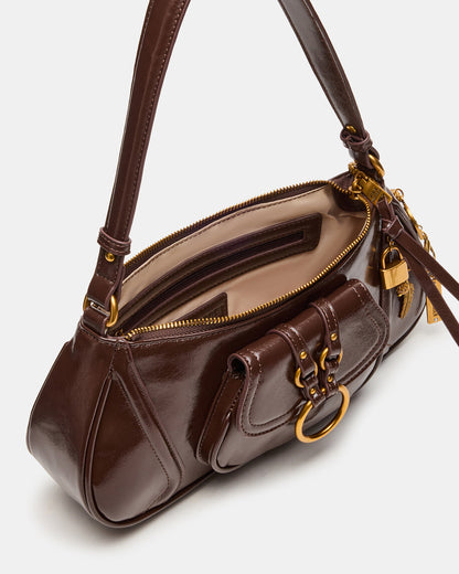 LUXXAR Bag Brown Shoulder Strap Boho-Inspired Handbag - Steve Madden