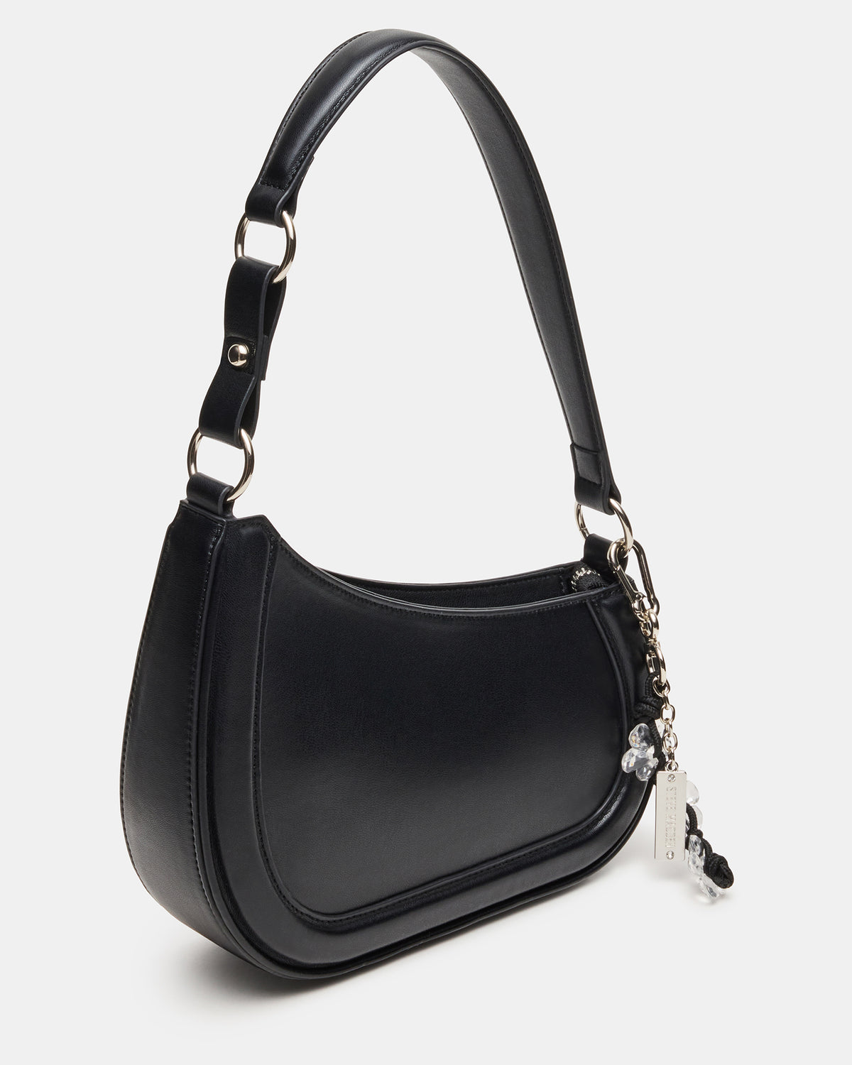 MUSEE Bag Black Asymmetrical Shoulder Strap Handbag - Steve Madden