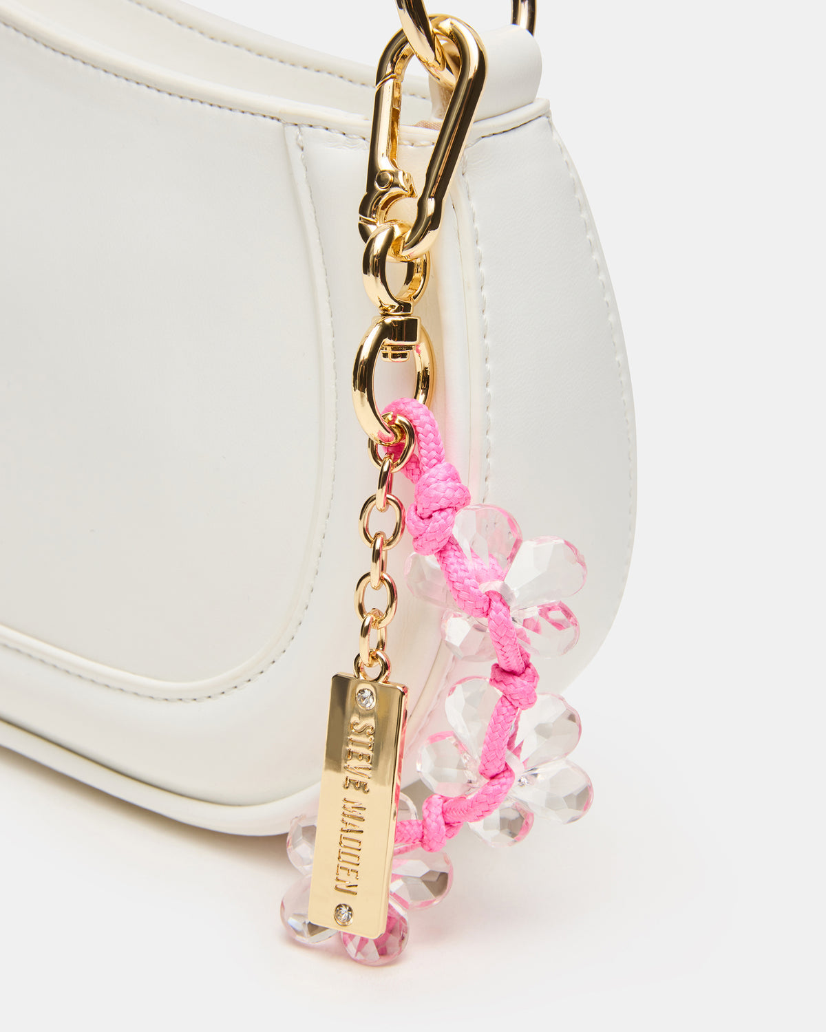MUSEE Bag White Asymmetrical Shoulder Strap Handbag - Steve Madden