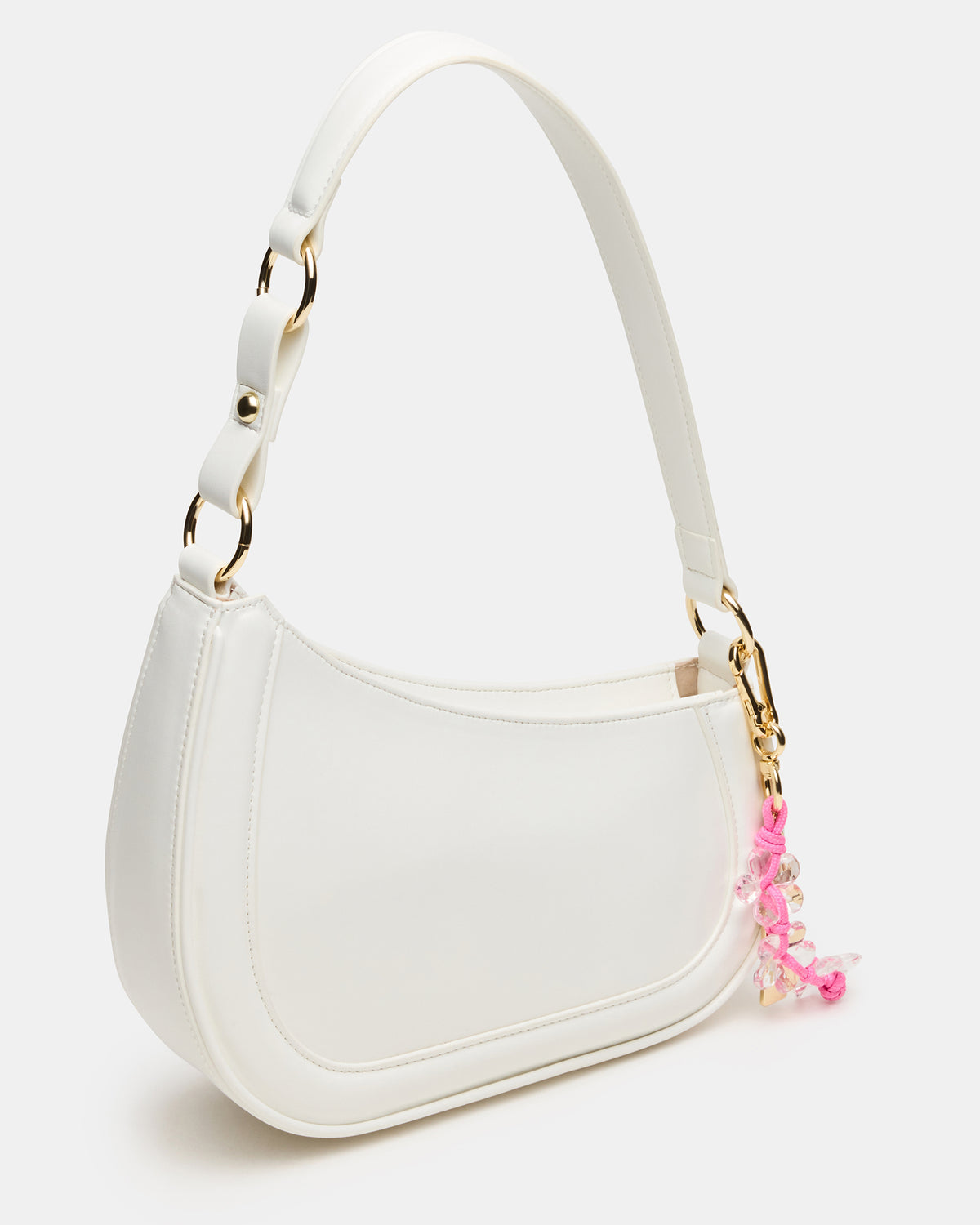 MUSEE Bag White Asymmetrical Shoulder Strap Handbag - Steve Madden