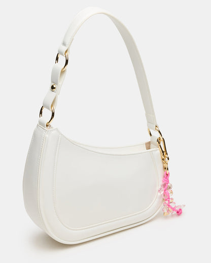 MUSEE Bag White Asymmetrical Shoulder Strap Handbag - Steve Madden