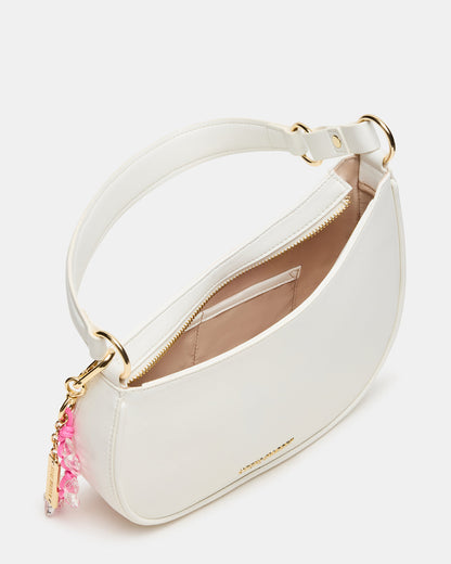 MUSEE Bag White Asymmetrical Shoulder Strap Handbag - Steve Madden