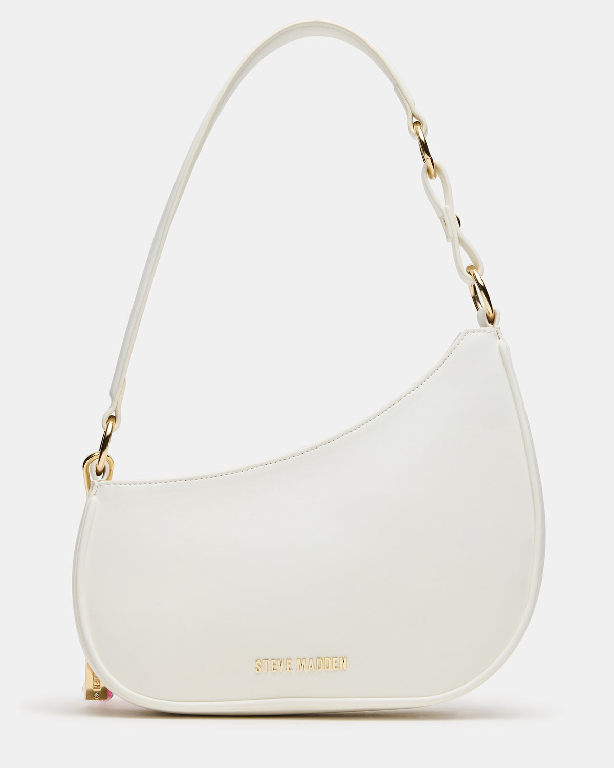 MUSEE Bag White Asymmetrical Shoulder Strap Handbag - Steve Madden