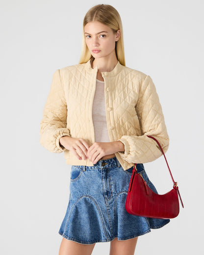 SMITH Bag Red Eel Asymmetric Shoulder Handbag - Steve Madden