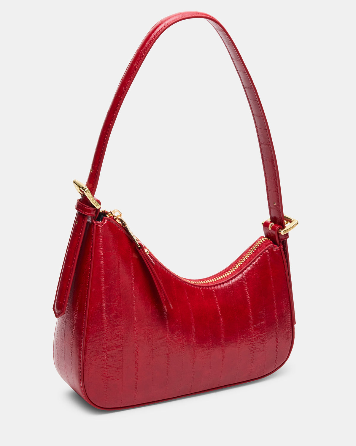 SMITH Bag Red Eel Asymmetric Shoulder Handbag - Steve Madden