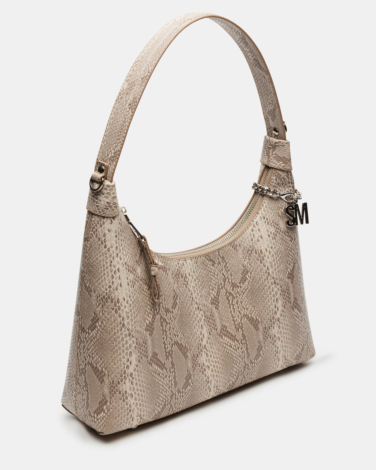 AMARI Bag Sand Snake Shoulder Strap Handbag - Steve Madden