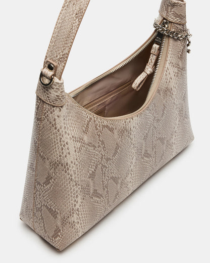 AMARI Bag Sand Snake Shoulder Strap Handbag - Steve Madden