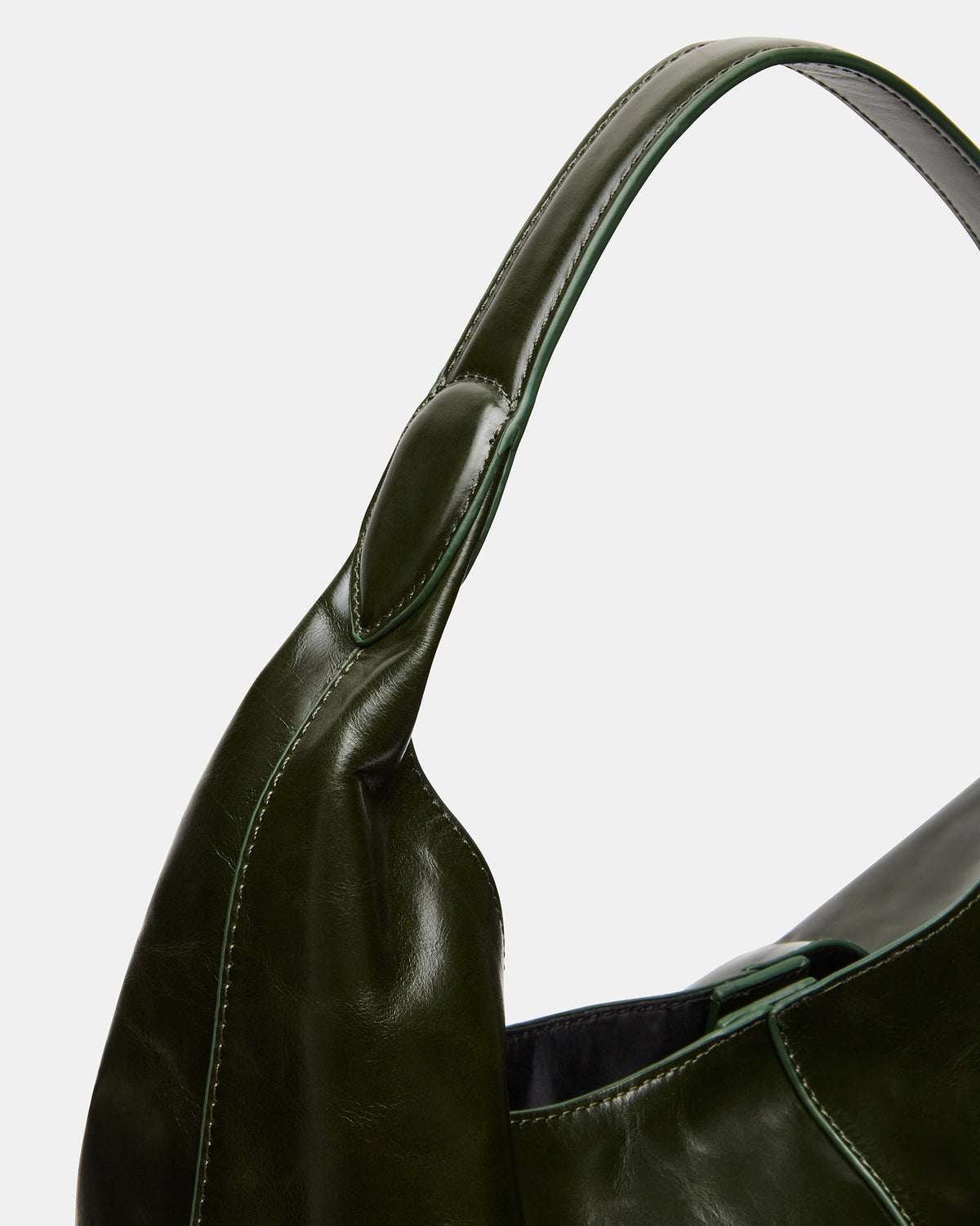 COLLINS Bag Olive Hobo Slouchy Shoulder Strap Tote Handbag - Steve Madden
