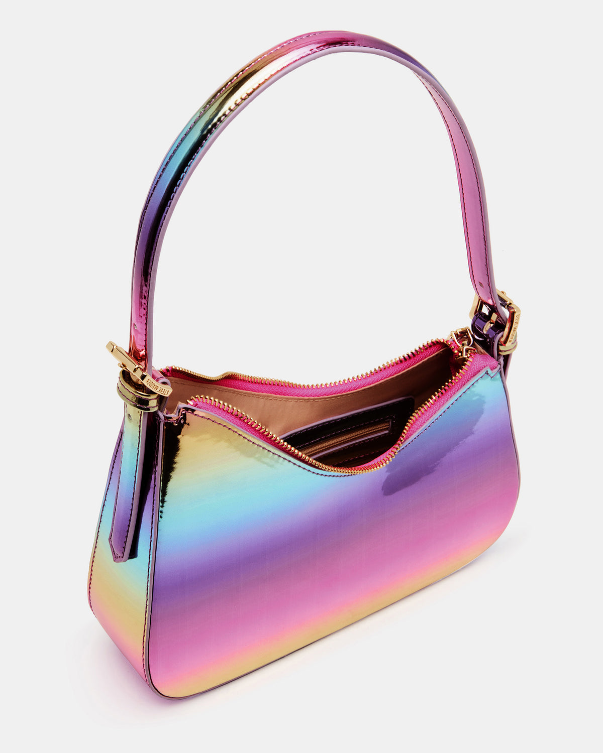SMITH Bag Metallic Multi Asymmetric Shoulder Handbag - Steve Madden