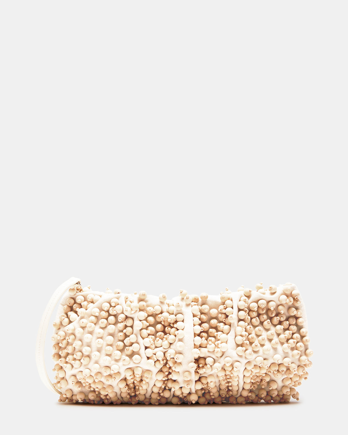 TIKI Natural Women's Beaded Clutch - Steve Madden