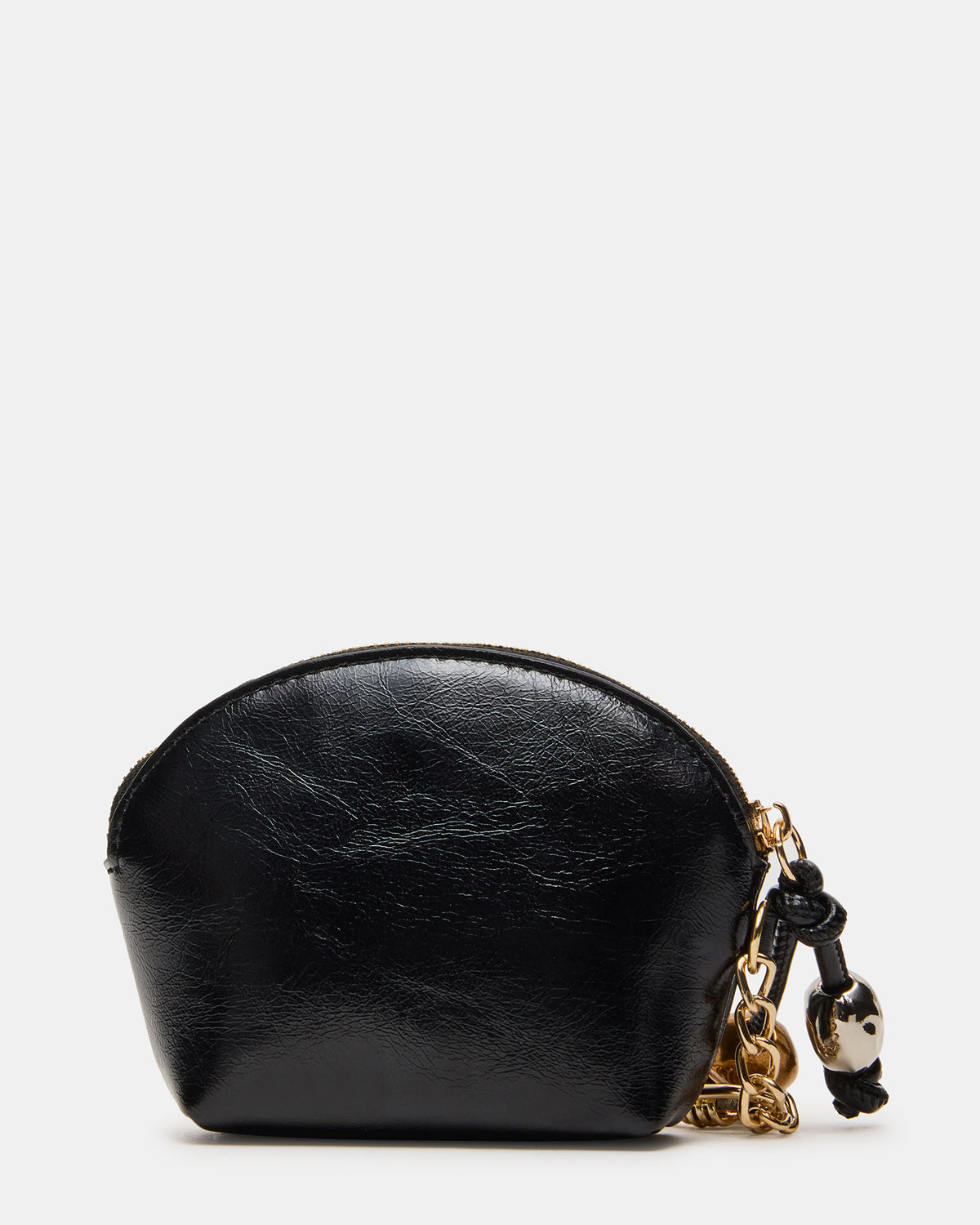 CASSIDI Wallet Black Dome-Shaped Card Holder - Steve Madden
