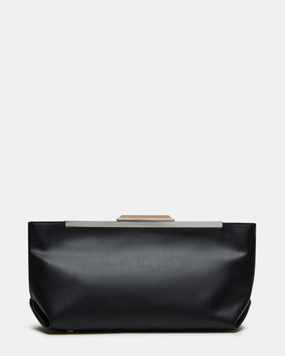 ANTONI Soft Oversized Clutch Bag Black | Women's Handbags - Steve Madden