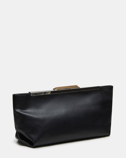 ANTONI Soft Oversized Clutch Bag Black | Women's Handbags - Steve Madden