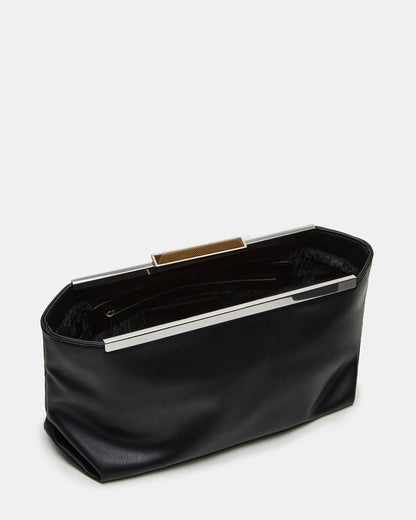 ANTONI Soft Oversized Clutch Bag Black | Women's Handbags - Steve Madden