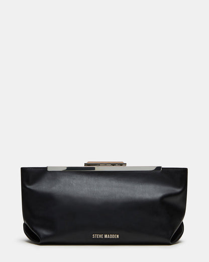 ANTONI Soft Oversized Clutch Bag Black | Women's Handbags - Steve Madden