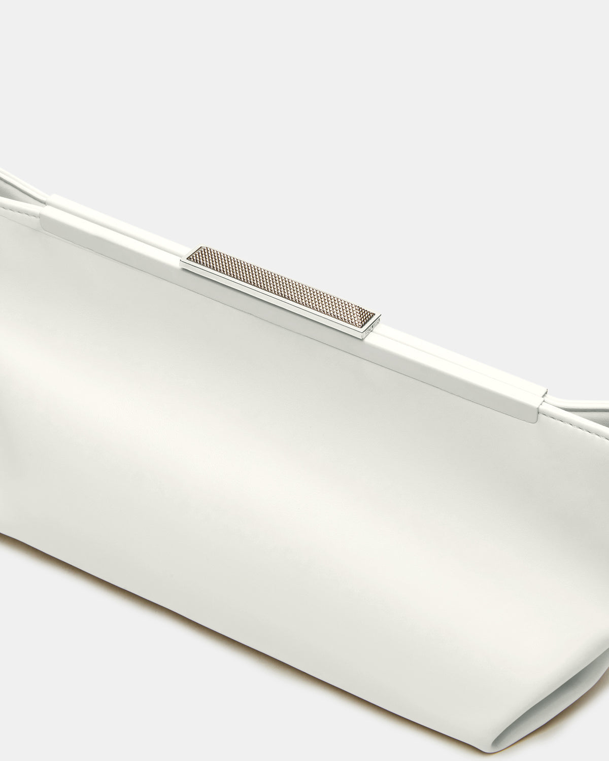 ANTONI Soft Oversized Clutch Bag Off-White | Women's Handbags - Steve Madden