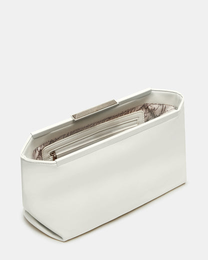 ANTONI Soft Oversized Clutch Bag Off-White | Women's Handbags - Steve Madden