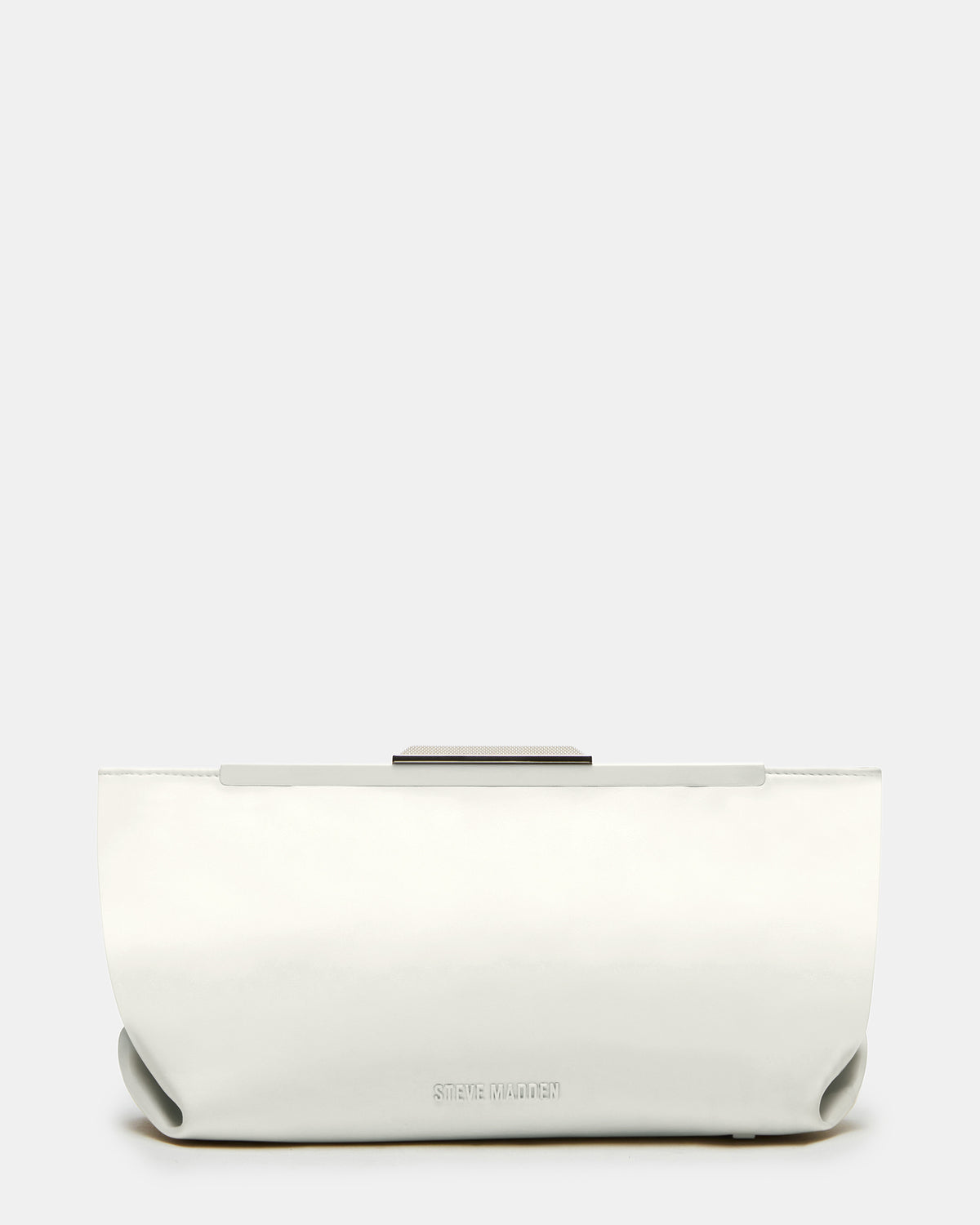 ANTONI Soft Oversized Clutch Bag Off-White | Women's Handbags - Steve Madden