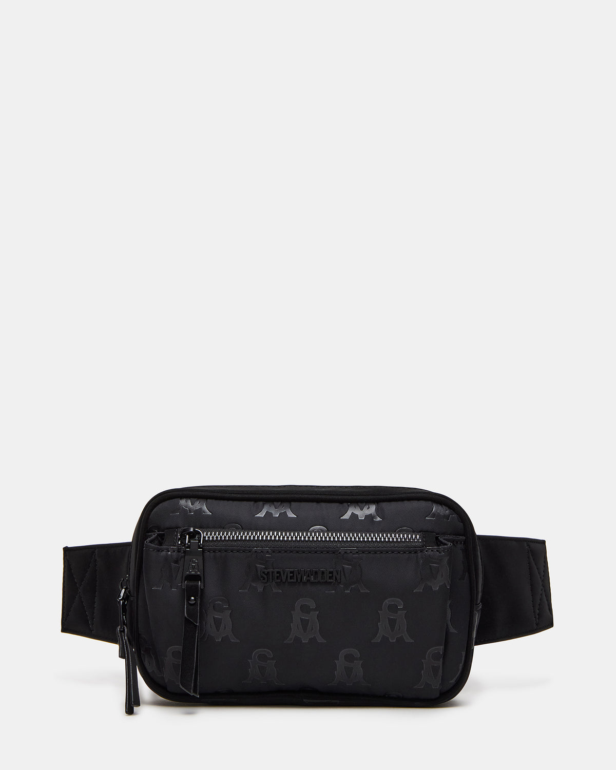 LIND Black/Black Women's Adjustable Belt Handbag - Steve Madden