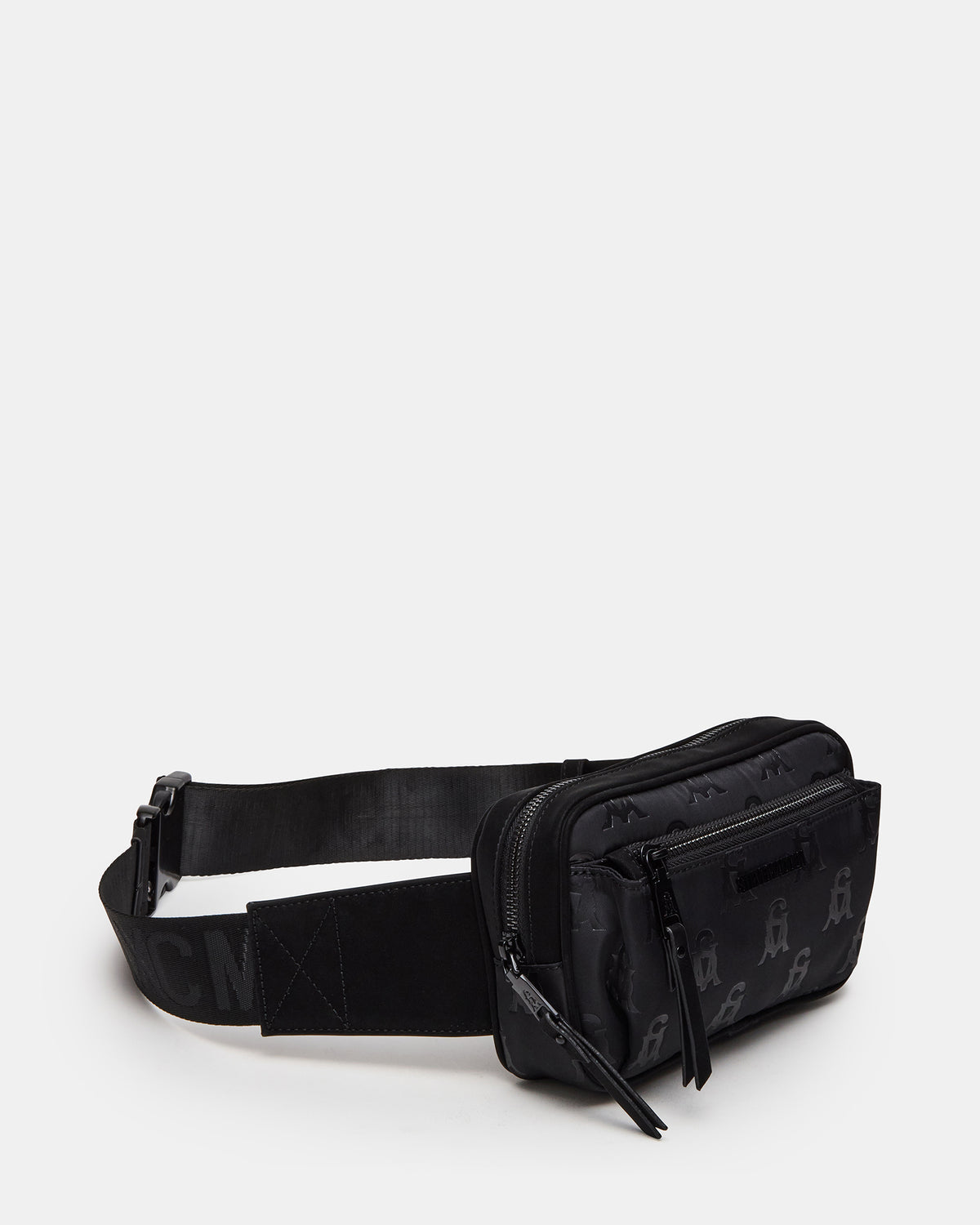 LIND Black/Black Women's Adjustable Belt Handbag - Steve Madden