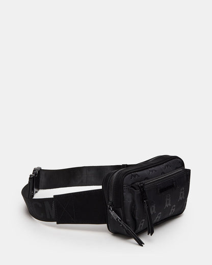 LIND Black/Black Women's Adjustable Belt Handbag - Steve Madden