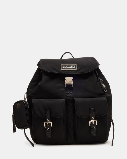 ROLO Black Women's Drawstring Backpack - Steve Madden