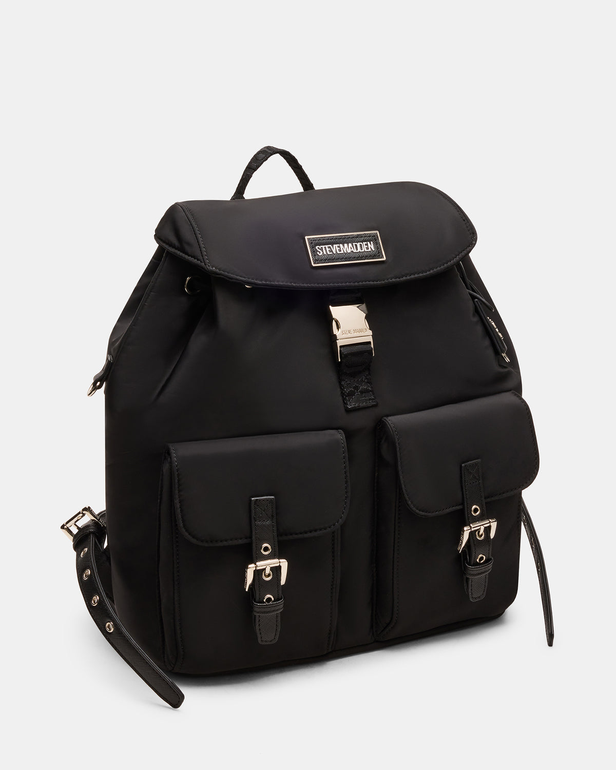 ROLO Black Women's Drawstring Backpack - Steve Madden
