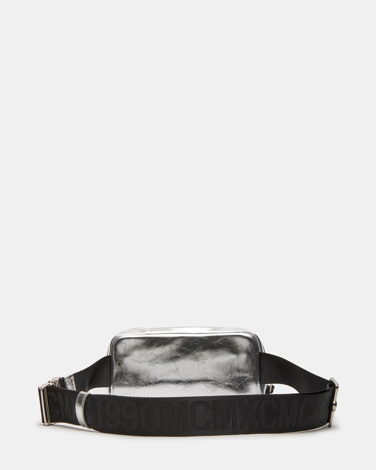 MADRIDD Belt Bag Silver | Women's Handbags - Steve Madden