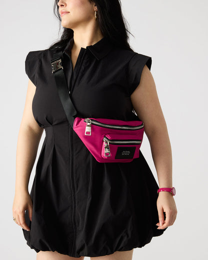 REMIX Fuchsia Women's Sporty Belt Handbag - Steve Madden