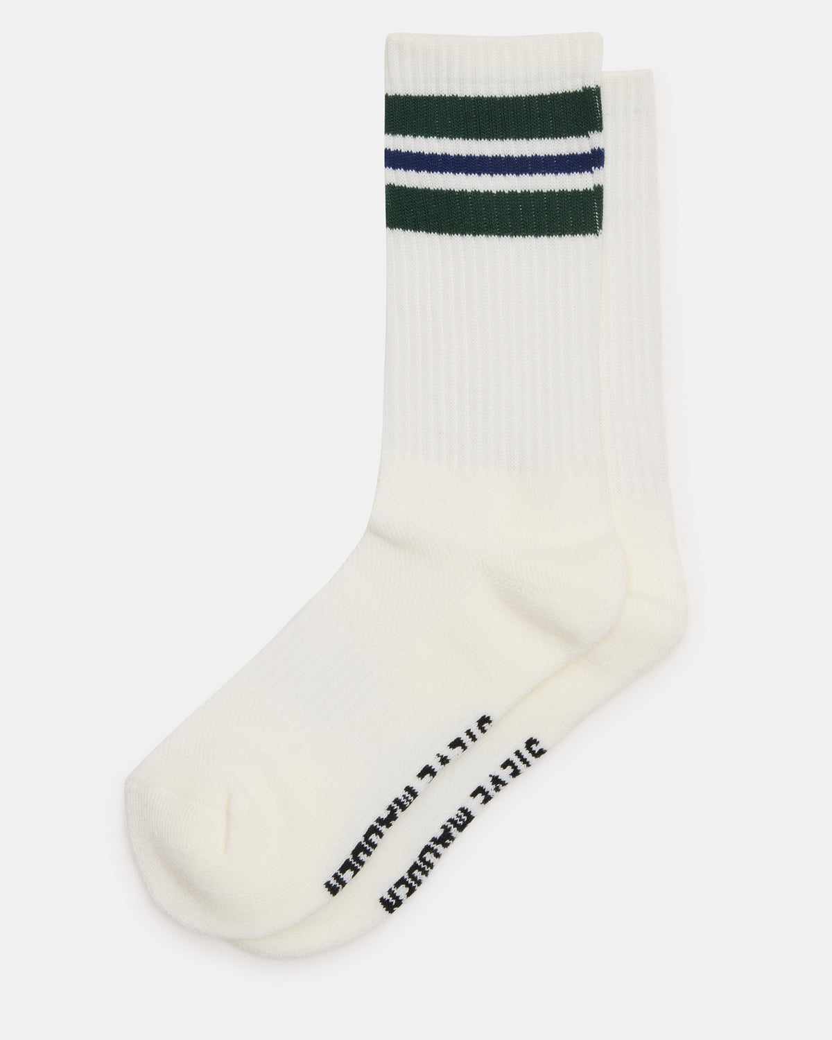 WYNN 2 PACK STRIPE ATHLEISURE SOCKS Egret Women's Stripe Athletic Socks - Steve Madden