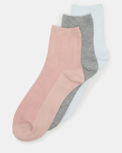 3 Pack Women's Anklet Socks - Steve Madden