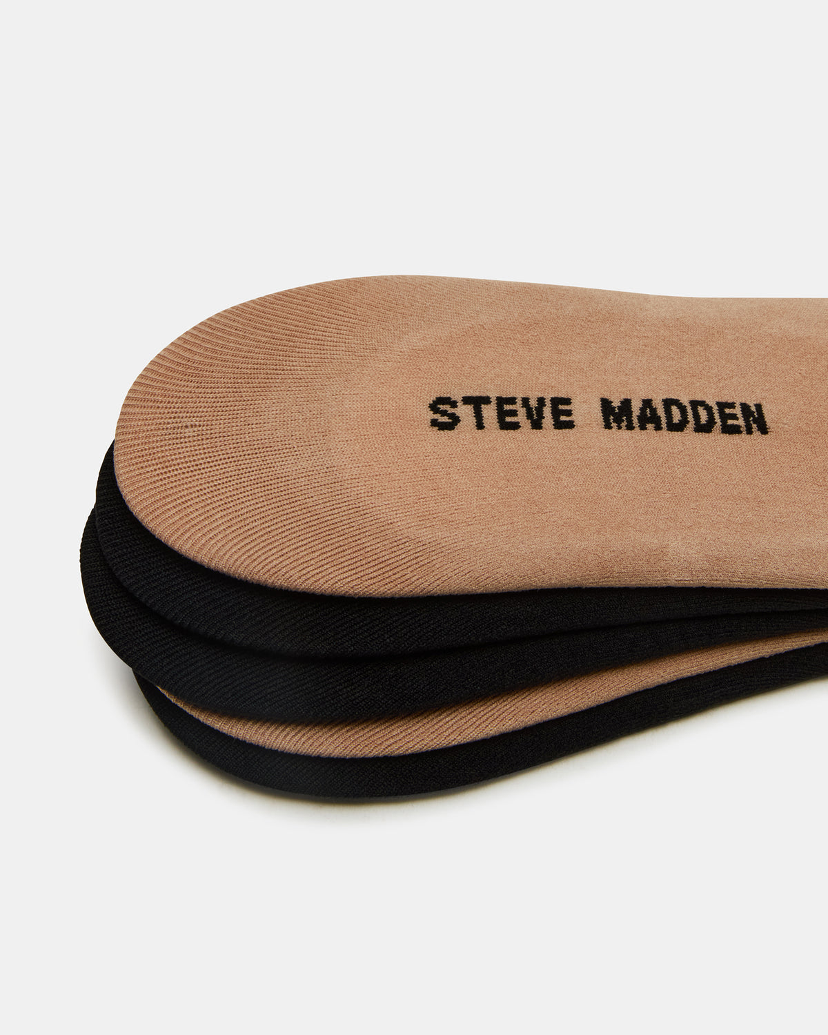 5PK SOLID MICROFIBER LINERS Women's Multi Pack Footie Socks - Steve Madden