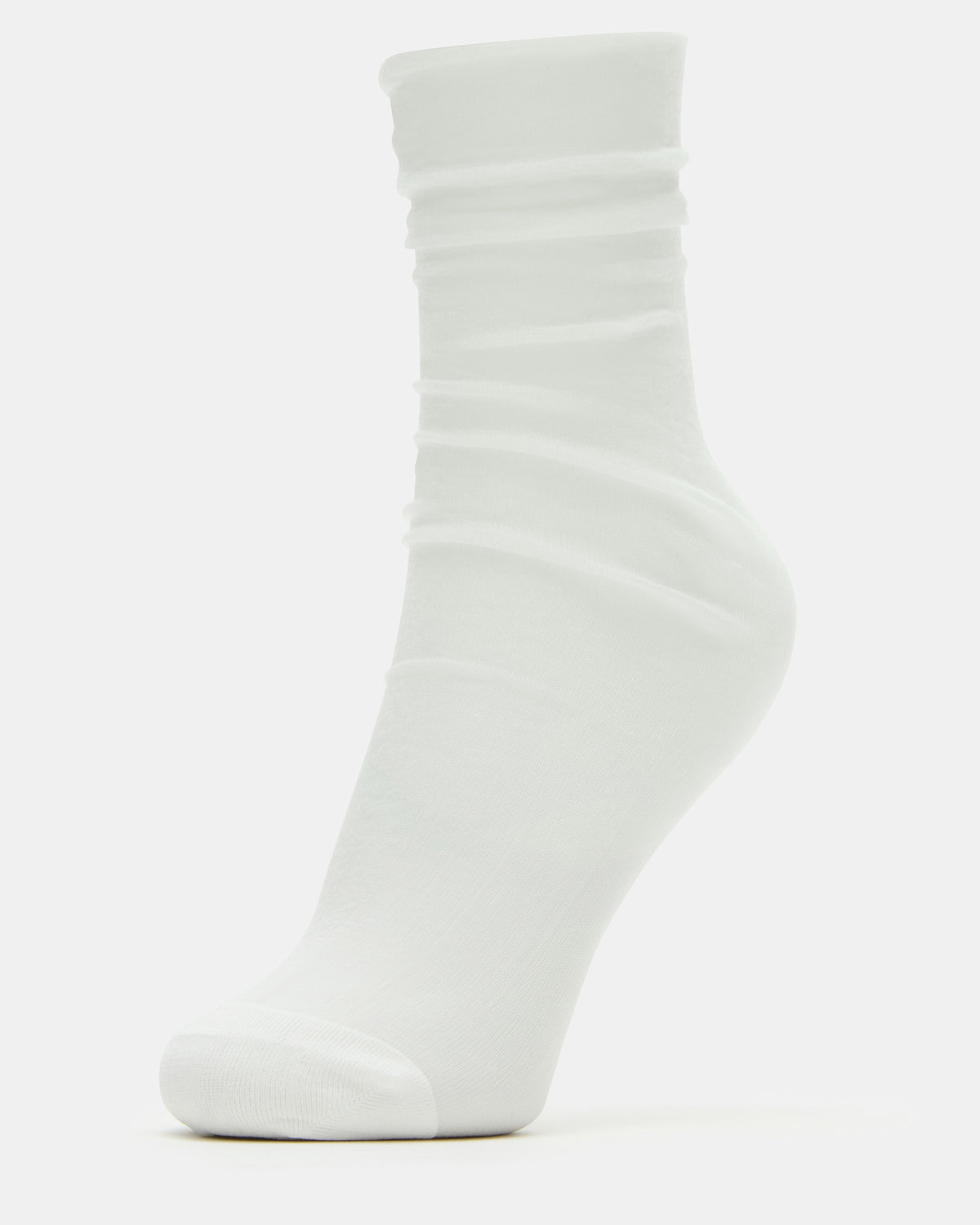 2 Pack Heart Sheer Tulle Women's Anklet Socks White - Steve Madden