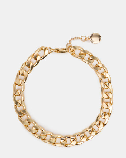 LINK CHAIN ANKLET Gold Women's - Steve Madden
