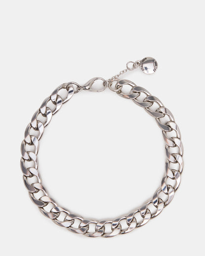 LINK CHAIN ANKLET Silver Women's - Steve Madden