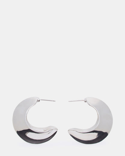 CRESCENT EARRINGS SILVER Women's Earrings - Steve Madden