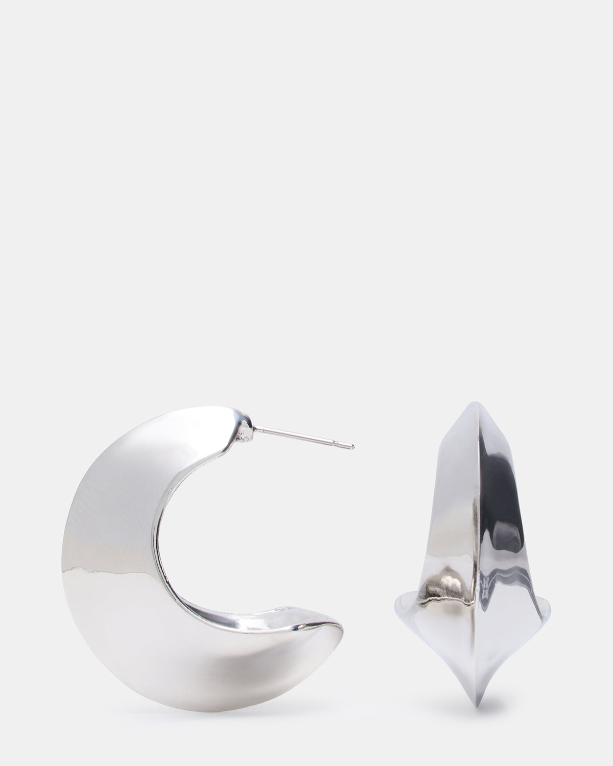 CRESCENT EARRINGS SILVER Women's Earrings - Steve Madden