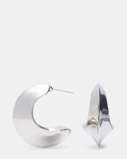 CRESCENT EARRINGS SILVER Women's Earrings - Steve Madden