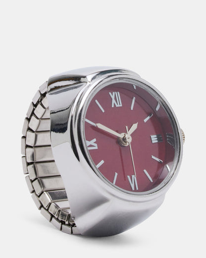 WATCH RING Red | Women's Accessories - Steve Madden