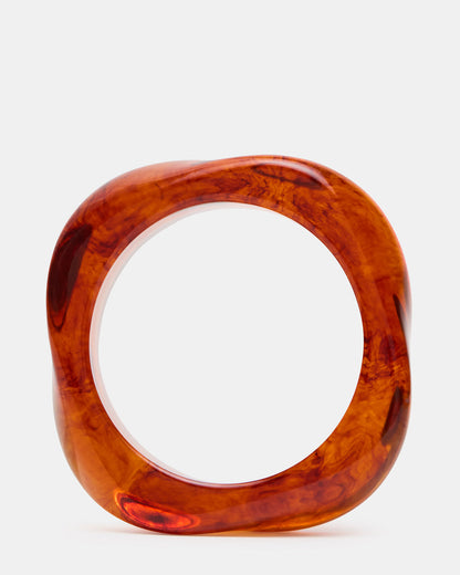 CURVED RETRO BRACELET Natural Women's Bangle Bracelet - Steve Madden