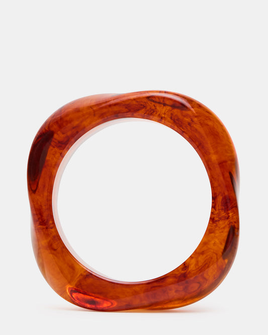 CURVED RETRO BRACELET Natural Women's Bangle Bracelet - Steve Madden