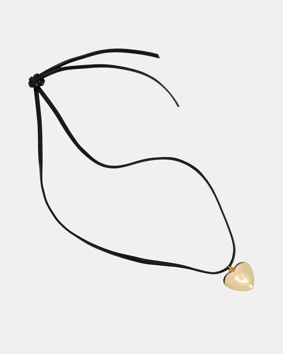 PUFFY HEART CHOKER Gold | Women's Heart Shaped Necklace - Steve Madden