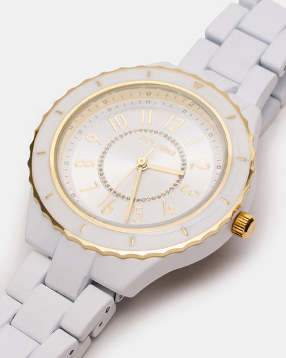 WOMEN'S STAINLESS STEEL WATCH White Women's Watch - Steve Madden