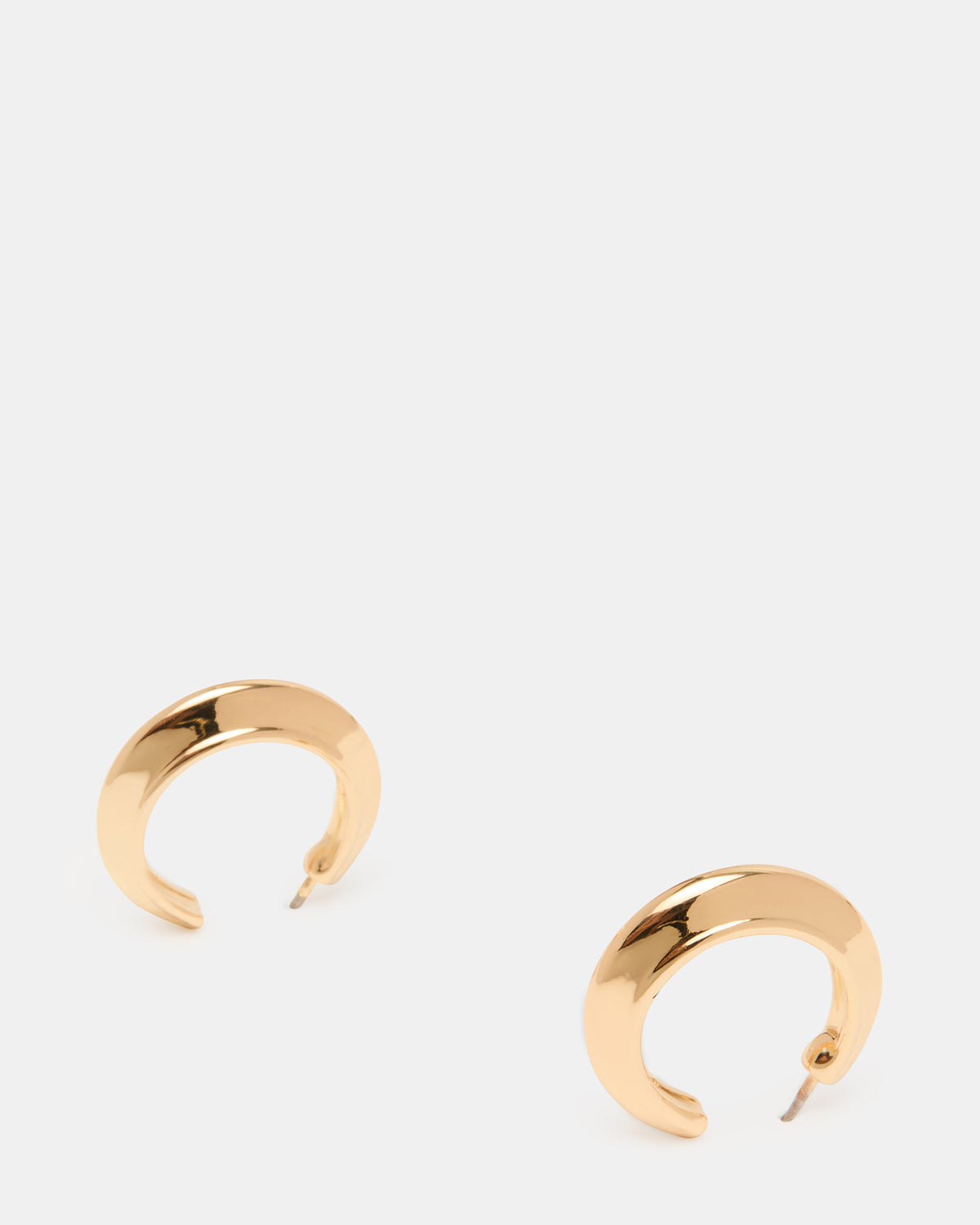 SMALL HOOP EARRINGS GOLD Women's Chubby Small Hoop Earrings - Steve Madden