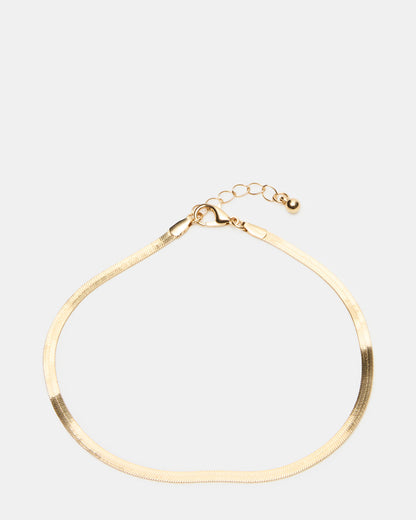 3-PIECE CHAIN ANKLET SET Women's Gold Chain Pearl Embellished Anklet Set - Steve Madden