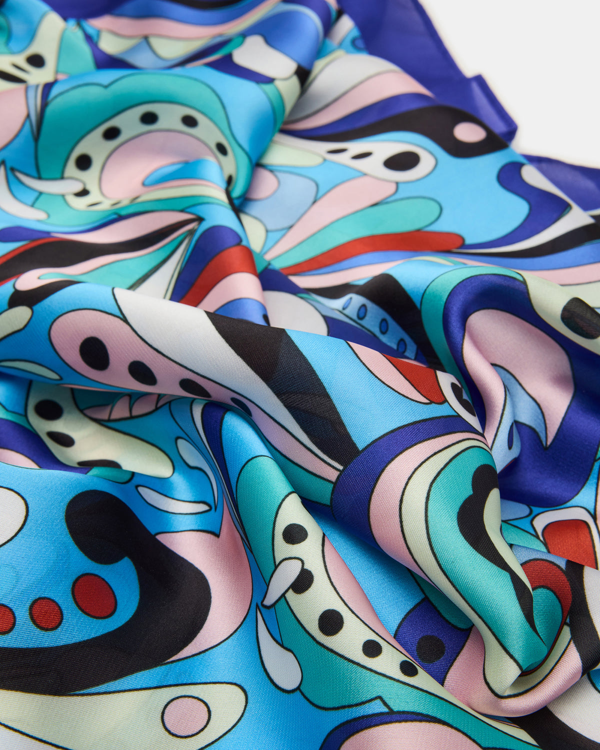 BLUE PRINTED SCARF Women's Resort Scarf - Steve Madden