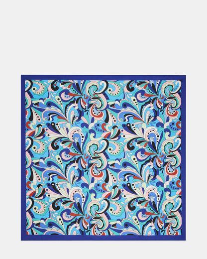 BLUE PRINTED SCARF Women's Resort Scarf - Steve Madden