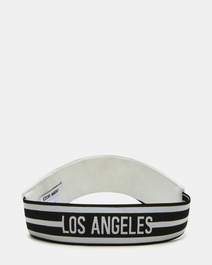 EMBROIDERED White Women's Visor Cap - Steve Madden