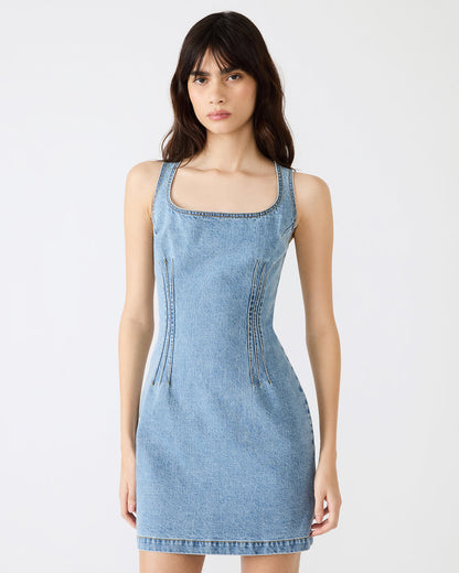 NOELLE Forever Blue Denim Mini Women's Dress - Steve Madden
